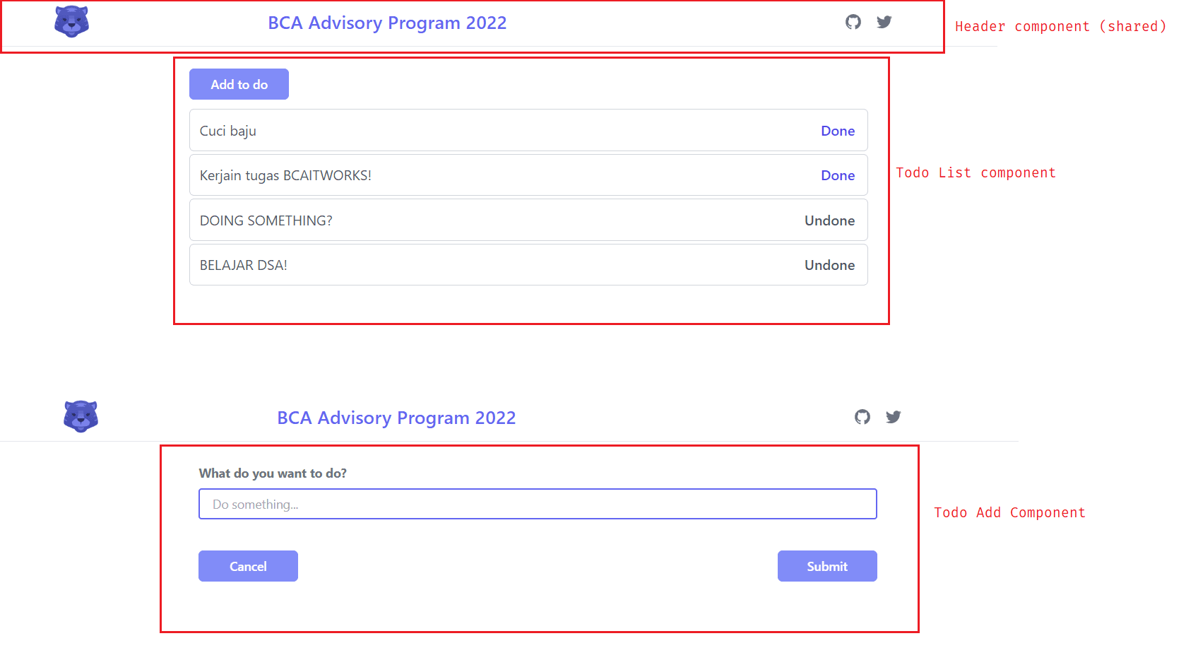 App Components Separation image